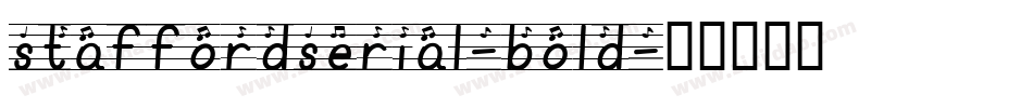 staffordserial-bold字体转换