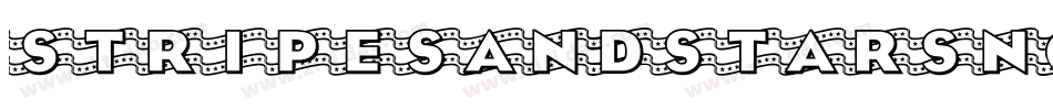 StripesAndStarsNormal-BLrn字体转换