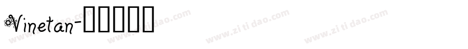 Vinetan字体转换
