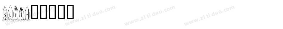 surf字体转换