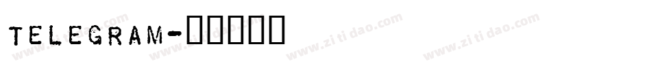 TELEGRAM字体转换