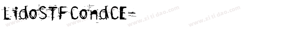 LidoSTFCondCE字体转换