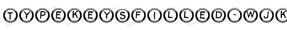 TypeKeysFilled-WJKG字体转换