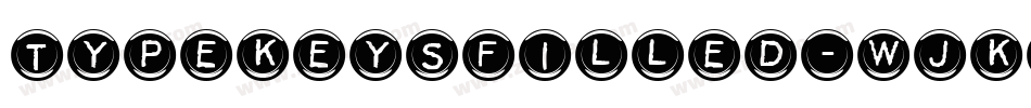 TypeKeysFilled-WJKG字体转换