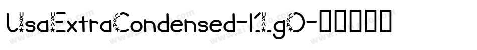 UsaExtraCondensed-l1g0字体转换
