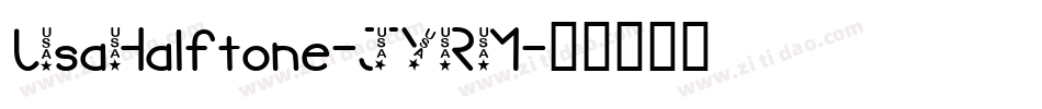 UsaHalftone-JYRM字体转换