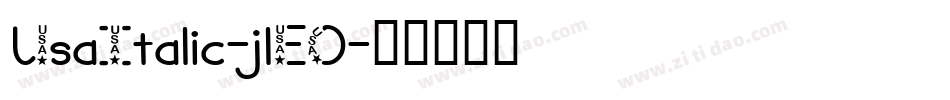 UsaItalic-jlE0字体转换
