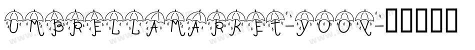 UmbrellaMarket-yooV字体转换