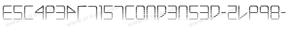 EscapeArtistCondensed-ZVpq8字体转换
