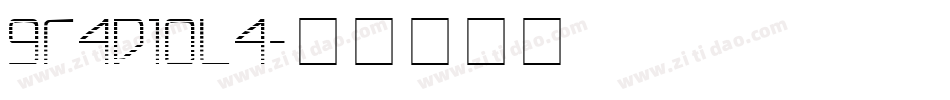 Gradiola字体转换