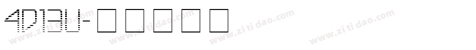 adieu字体转换