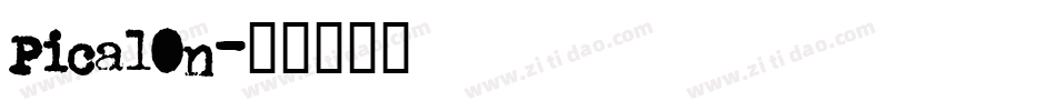 Pica10n字体转换