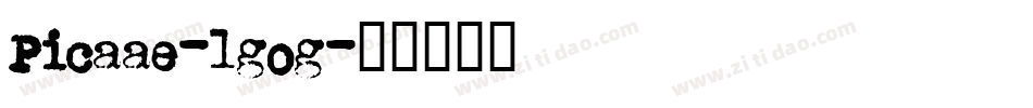 Picaae-1gog字体转换