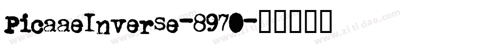 PicaaeInverse-8970字体转换