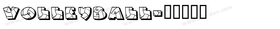 volleyball字体转换