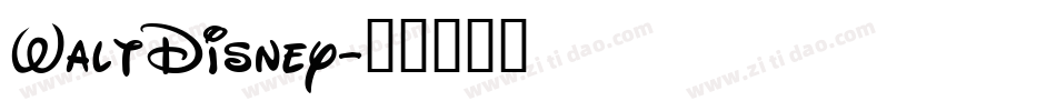WaltDisney字体转换