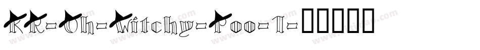 KR-Oh-Witchy-Poo-1字体转换