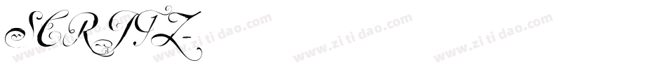 SCRITZ字体转换