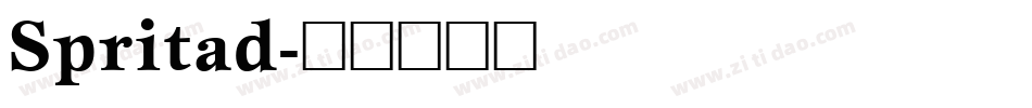 Spritad字体转换
