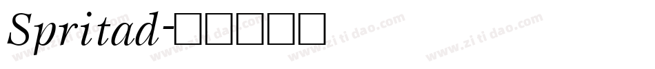 Spritad字体转换