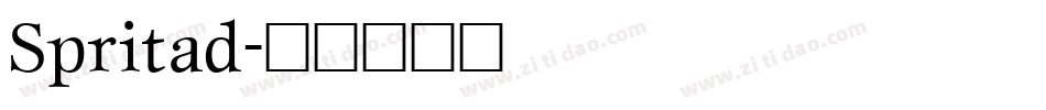 Spritad字体转换