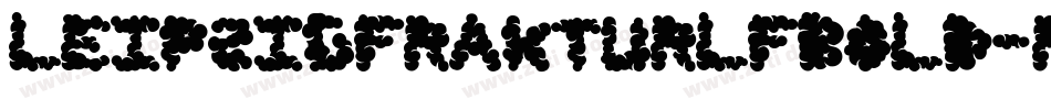 LeipzigFrakturLfBold-r4nO字体转换