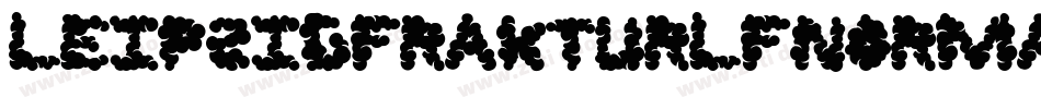 LeipzigFrakturLfNormal-MWDe字体转换