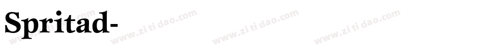 Spritad字体转换