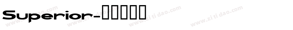 Superior字体转换