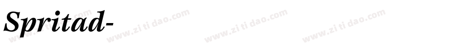 Spritad字体转换