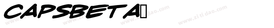 CapsBeta字体转换