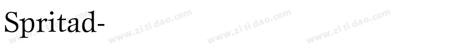 Spritad字体转换