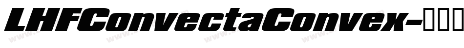 LHFConvectaConvex字体转换