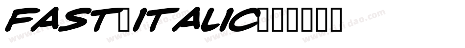 Fast-Italic字体转换
