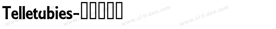 Telletubies字体转换