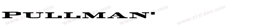 Pullman字体转换