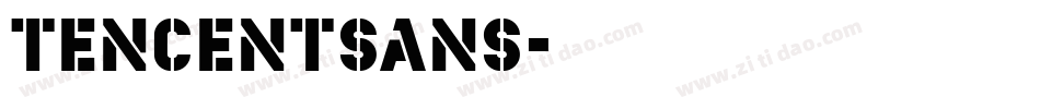 tencentsans字体转换