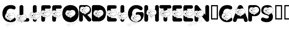 CliffordEighteen-Caps字体转换
