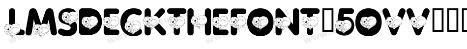 LmsDeckTheFont-5OVV字体转换