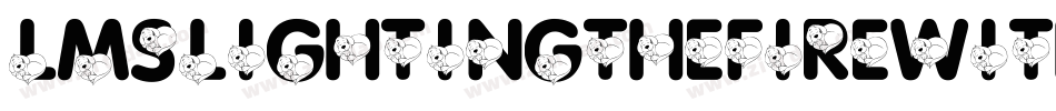LmsLightingTheFireWithin-MWjB字体转换
