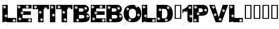 LetItBeBold-1pVL字体转换