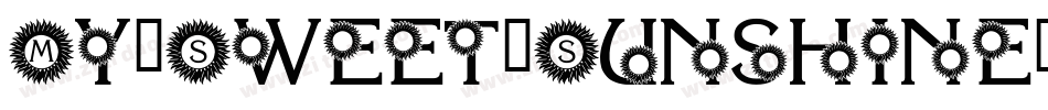 My-Sweet-Sunshine字体转换