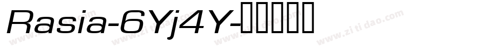 Rasia-6Yj4Y字体转换
