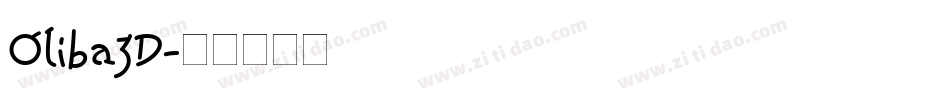 Oliba3D字体转换
