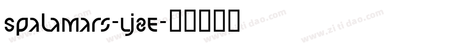 SpalaMars-Lj8E字体转换