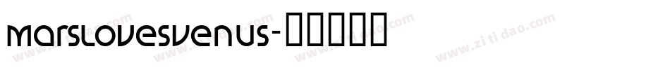 MarsLovesVenus字体转换