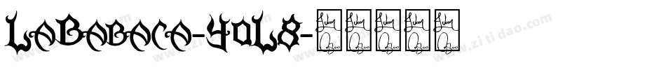 LaBabaca-YoL8字体转换