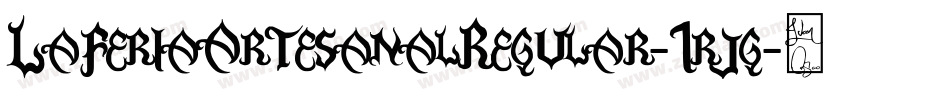 LaFeriaArtesanalRegular-1rjg字体转换