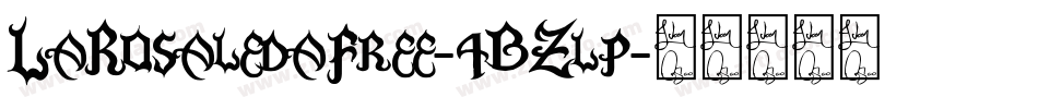 LaRosaledaFree-4BZlp字体转换