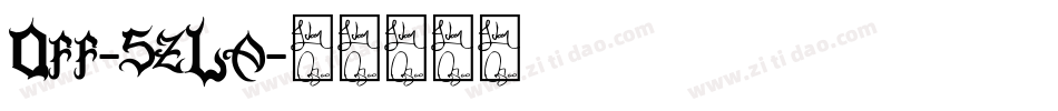 Off-5zLa字体转换